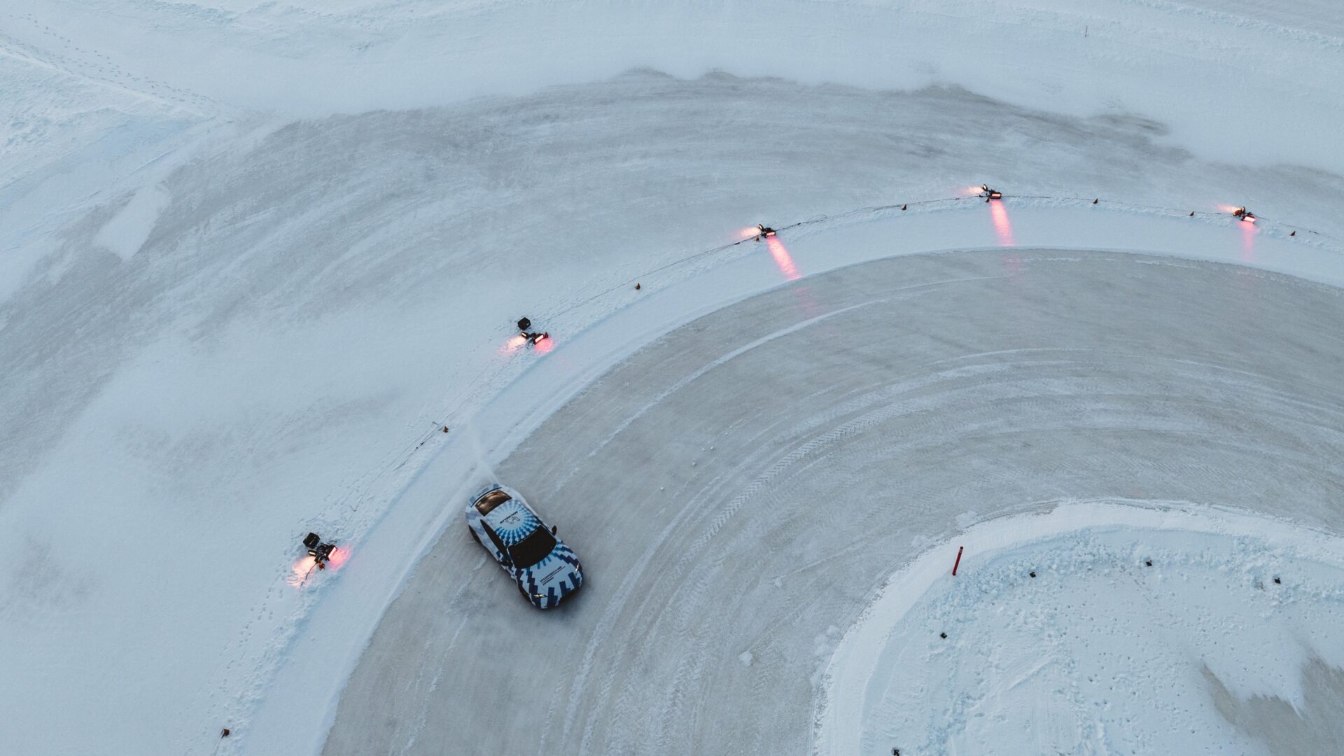 Porsche Taycan GTS Shatters Ice Drift World Record